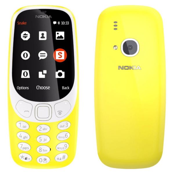 Nokia 3310 (2017) Dual 3G Jaune reconditionné en France