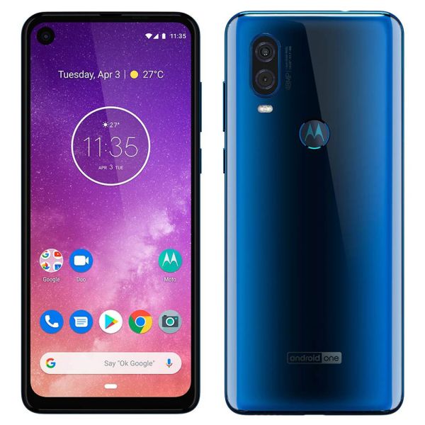 Motorola One Vision Dual Sim Bleu reconditionné en France