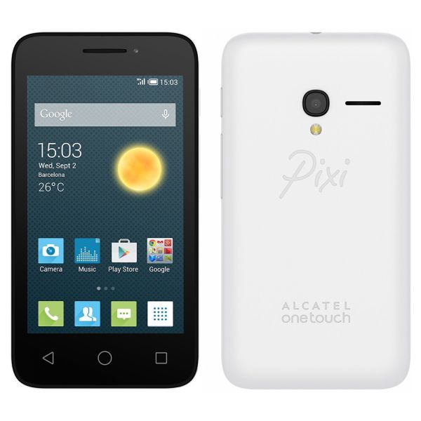Alcatel OneTouch Pixi 3 (4) 3G dual sim Blanc reconditionné en France